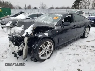 2016 Audi A7 3.0 Prestige with VIN WAU3GAFC8GN139660, listed as a Copart auction lot 87531585 with 0 mi miles and Salvage Title. Bid and sale history available at carsss.com. Image 1.