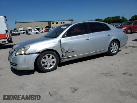 2007 Toyota Avalon XL z VIN 4T1BK36B07U219830, wystawiony jako Copart lot #53327725 z przebiegiem 147 116 mil mil oraz Szkoda całkowita • Salvage title. Historia ofert i sprzedaży dostępna na DreamBid. Obrazek 1.