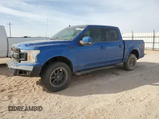 2018 Ford F-150 XL with VIN 1FTEW1C59JKF70876, listed as a Copart auction lot 51387935 with 165,595 mi miles and Salvage Title. Bid and sale history available at carsss.com. Image 1.