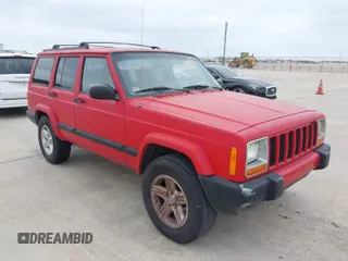 2001 Jeep Cherokee Sport with VIN 1J4FT48S01L537833, listed as a IAAI auction lot 41943255 with 239,473 mi miles. Bid and sale history available at carsss.com. Image 1.