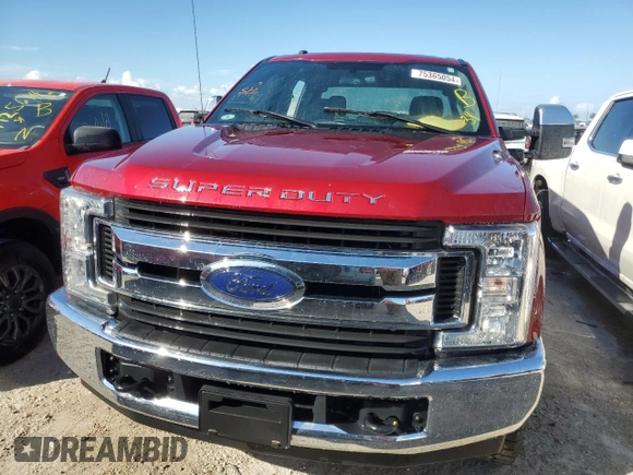 2019 Ford Super Duty F-250 SRW XL with VIN 1FT7W2A69KED50437, listed as a Copart auction lot 75365054 with Not Provided miles and Non Repairable. Bid and sale history available at carsss.com. Image 5.