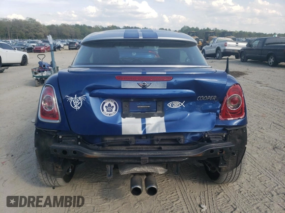 2012 MINI Coupe S z VIN WMWSX3C59CT465664, wystawiony jako Copart lot #53551055 z przebiegiem 94 390 mil mil oraz Szkoda całkowita • Salvage title. Historia ofert i sprzedaży dostępna na DreamBid. Obrazek 6.