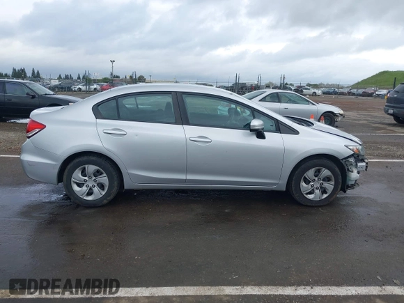2014 Honda Civic Sedan LX with VIN 19XFB2F54EE256806, listed as a IAAI auction lot 41923101 with 143,775 mi miles. Bid and sale history available at carsss.com. Image 14.