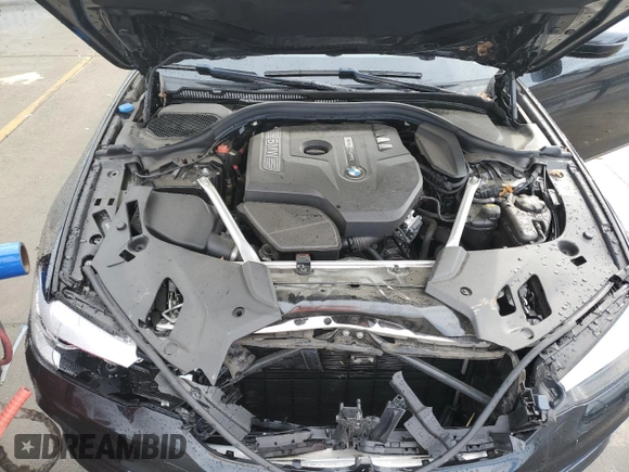 2019 BMW 5 Series 530i with VIN WBAJA5C55KWW07708, listed as a Copart auction lot 45111275 with 42,363 mi miles and Salvage Title. Bid and sale history available at carsss.com. Image 11.
