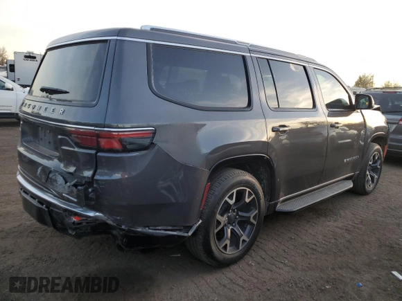 2023 Jeep Wagoneer Series III с VIN 1C4SJVDP1PS547349, выставлен на аукционе Copart как лот 81778954 с пробегом 22 343 миль миль и Списание • Salvage title. История ставок и продаж доступна на DreamBid. Изображение 3.