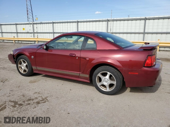 2004 Ford Mustang Standard with VIN 1FAFP406X4F148246, listed as a Copart auction lot 52475415 with 155,429 mi miles and Salvage Title. Bid and sale history available at carsss.com. Image 2.