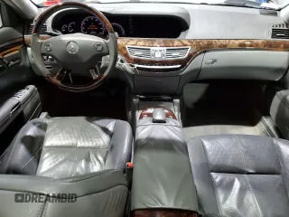 2007 Mercedes-Benz S 550 with VIN WDDNG71X97A085971, listed as a Copart auction lot 49635025 with 104,916 mi miles and Salvage Title. Bid and sale history available at DreamBid. Image 8.