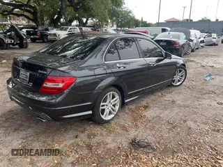 2013 Mercedes-Benz C 300 Sport with VIN WDDGF8AB6DR247705, listed as a IAAI auction lot 42196857 with 113,664 mi miles and . Bid and sale history available at DreamBid. Image 4.