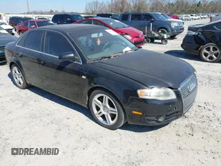 2005 Audi A4 2.0T with VIN WAUDF68E45A521904, listed as a IAAI auction lot 41668009 with 140,344 mi miles. Bid and sale history available at carsss.com. Image 1.