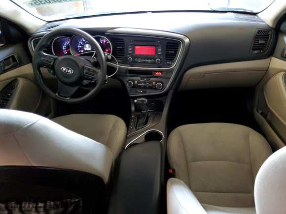 2015 Kia Optima LX with VIN 5XXGM4A78FG435796, listed as a Copart auction lot 45652035 with 160,528 mi miles and Salvage Title. Bid and sale history available at carsss.com. Image 8.