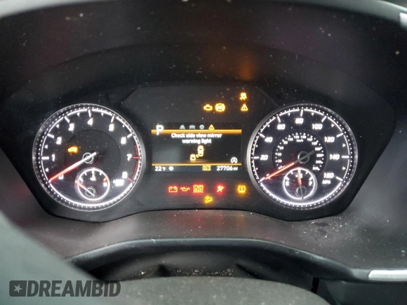 2023 Hyundai Santa Fe SE with VIN 5NMS1DAJ2PH545079, listed as a Copart auction lot 87209994 with 27,706 mi miles and Salvage Title. Bid and sale history available at carsss.com. Image 9.