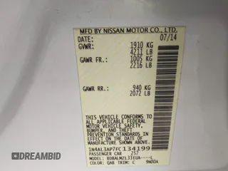 2015 Nissan Altima SL z VIN 1N4AL3AP7FC134199, wystawiony jako IAAI lot #41942234 z przebiegiem 138 442 mil mil oraz . Historia ofert i sprzedaży dostępna na DreamBid. Obrazek 9.