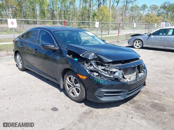 2017 Honda Civic Sedan LX with VIN 19XFC2F57HE061090, listed as a IAAI auction lot 41887402 with 129,167 mi miles. Bid and sale history available at carsss.com. Image 1.