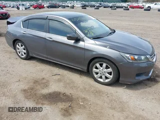 2014 Honda Accord Sedan LX with VIN 1HGCR2F33EA306435, listed as a IAAI auction lot 42124792 with 136,522 mi miles. Bid and sale history available at carsss.com. Image 1.