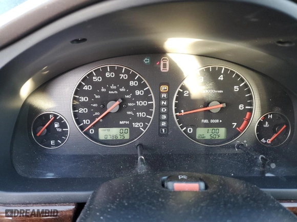 2003 Subaru Legacy Wagon Outback with VIN 4S3BH665437645253, listed as a Copart auction lot 43649875 with 78,675 mi miles and Clean Title. Bid and sale history available at carsss.com. Image 9.