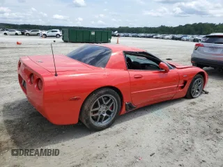 2003 Chevrolet Corvette Z06 with VIN 1G1YY12S335131407, listed as a Copart auction lot 65224744 with 125,589 mi miles and Salvage Title. Bid and sale history available at carsss.com. Image 3.