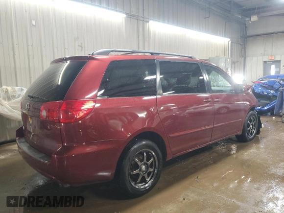 2006 Toyota Sienna XLE with VIN 5TDZA22C36S437276, listed as a Copart auction lot 49792195 with Not Provided miles and Salvage Title. Bid and sale history available at carsss.com. Image 3.