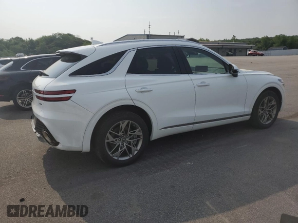 2025 Genesis GV70 2.5T with VIN 5NMMADTB2SH024483, listed as a Copart auction lot 59494495 with 16,518 mi miles and Clean title. Bid and sale history available at DreamBid. Image 3.