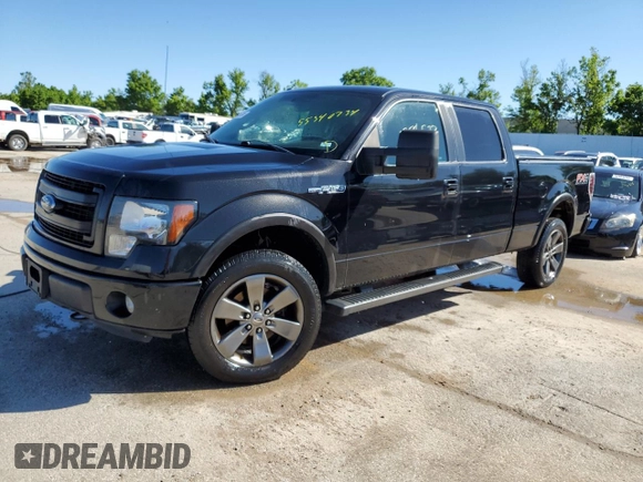 2013 Ford F-150 XL with VIN 1FTFW1EF9DFD28516, listed as a Copart auction lot 55340734 with 278,573 mi miles and Salvage Title. Bid and sale history available at carsss.com. Image 1.
