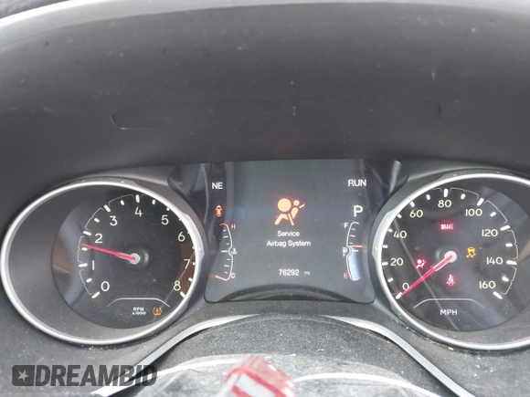 2018 Jeep Compass Limited with VIN 3C4NJDCB1JT354234, listed as a IAAI auction lot 39985028 with 76,293 mi miles. Bid and sale history available at carsss.com. Image 7.