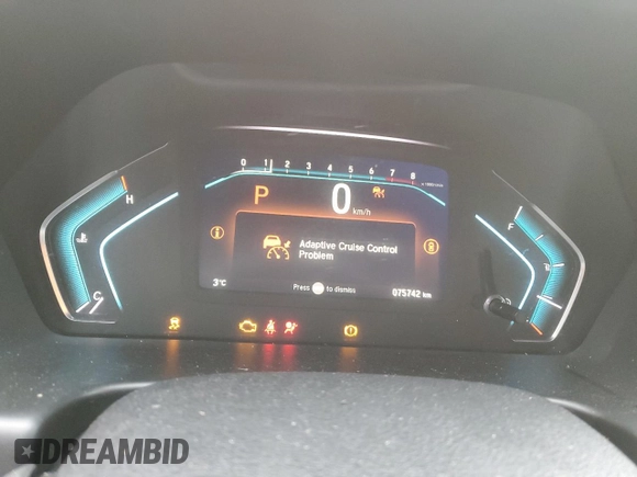 2022 Honda Odyssey Touring with VIN 5FNRL6H82NB502819, listed as a Copart auction lot 50326855 with 75,742 mi miles and Salvage title. Bid and sale history available at DreamBid. Image 9.