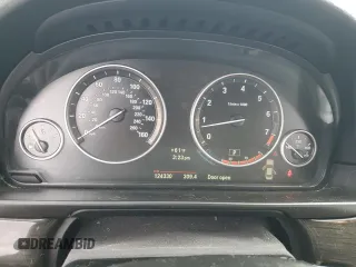 2012 BMW 5 Series 528i xDrive with VIN WBAXH5C55CC595066, listed as a Copart auction lot 46647335 with 124,330 mi miles and Salvage Title. Bid and sale history available at DreamBid. Image 9.