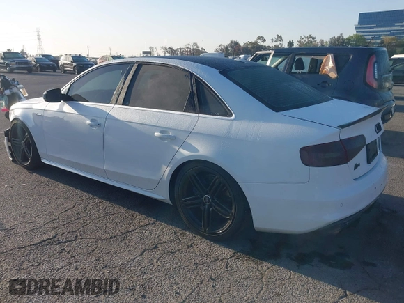 2013 Audi S4 Premium Plus with VIN WAUBGAFL3DA255394, listed as a IAAI auction lot 41965354 with 125,756 mi miles and . Bid and sale history available at DreamBid. Image 15.