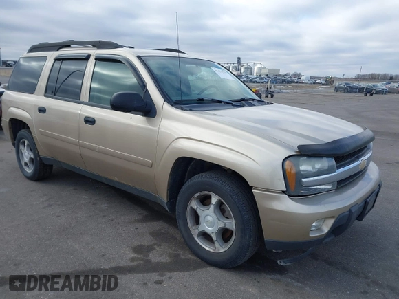2006 Chevrolet TrailBlazer LS with VIN 1GNET16S966140461, listed as a IAAI auction lot 41453233 with 189,568 mi miles and . Bid and sale history available at DreamBid. Image 1.