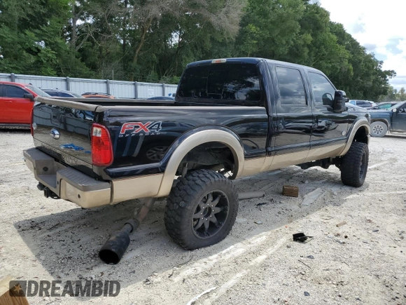 2014 Ford F-250 XL with VIN 1FT7W2BT7EEA08526, listed as a Copart auction lot 60975115 with 172,455 mi miles and Salvage title. Bid and sale history available at DreamBid. Image 3.