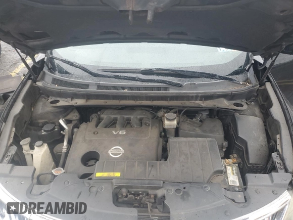 2009 Nissan Murano LE with VIN JN8AZ18WX9W160393, listed as a Copart auction lot 73369344 with 167,721 mi miles and Salvage Title. Bid and sale history available at carsss.com. Image 14.
