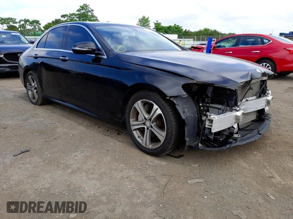 2017 Mercedes-Benz E-Class E 300 Luxury with VIN WDDZF4KBXHA151502, listed as a Copart auction lot 49721742 with 71,791 mi miles. Bid and sale history available at carsss.com. Image 1.