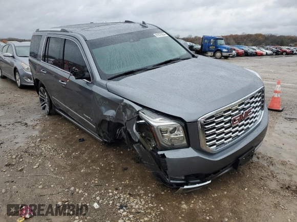 2019 GMC Yukon Denali with VIN 1GKS2CKJ0KR266759, listed as a Copart auction lot 81079354 with 0 mi miles and Salvage Title. Bid and sale history available at carsss.com. Image 4.