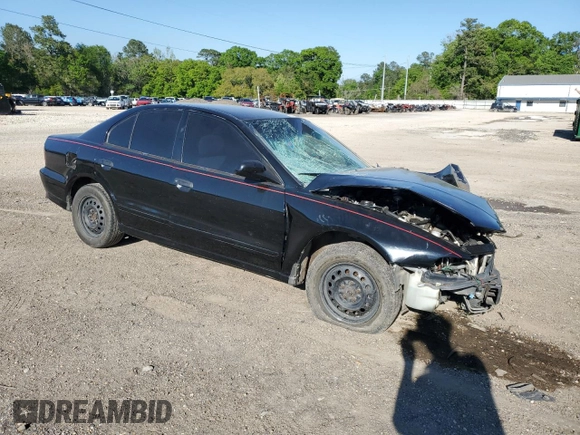 2001 Mitsubishi Galant with VIN 4A3AA36G71E225041, listed as a Copart auction lot 65533864 with 256,187 mi miles and Salvage Title. Bid and sale history available at DreamBid. Image 4.