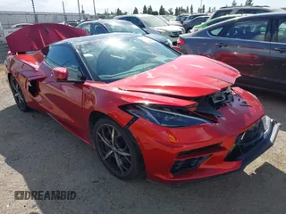 2021 Chevrolet Corvette 3LT with VIN 1G1YC3D43M5119798, listed as a IAAI auction lot 42244516 with 16,412 mi miles and . Bid and sale history available at DreamBid. Image 1.