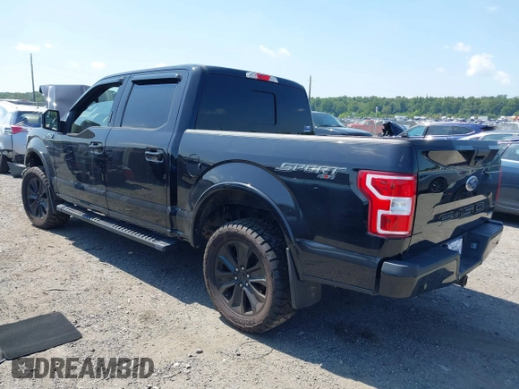 2019 Ford F-150 XL with VIN 1FTEW1EP3KFD04455, listed as a IAAI auction lot 40156913 with 94,918 mi miles. Bid and sale history available at carsss.com. Image 3.
