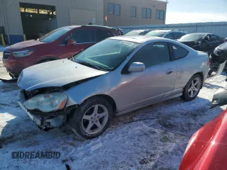 2002 Acura RSX Type S with VIN JH4DC53022C001359, listed as a Copart auction lot 46293935 with 294,429 mi miles and Salvage Title. Bid and sale history available at carsss.com. Image 1.