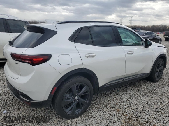2023 Buick Envision Essence with VIN LRBFZPR40PD194724, listed as a Copart auction lot 47682195 with Not Provided miles and Salvage Title. Bid and sale history available at carsss.com. Image 3.