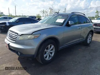2005 Infiniti FX35 with VIN JNRAS08W25X220360, listed as a IAAI auction lot 41937461 with 214,052 mi miles. Bid and sale history available at carsss.com. Image 17.