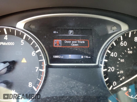 2018 Nissan Altima 2.5 S with VIN 1N4AL3APXJC125599, listed as a Copart auction lot 52539695 with 108,852 mi miles and Salvage Title. Bid and sale history available at carsss.com. Image 9.