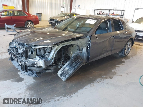 2021 Acura TLX w/Technology Package with VIN 19UUB6F46MA007285, listed as a IAAI auction lot 41517976 with 48,572 mi miles. Bid and sale history available at carsss.com. Image 18.
