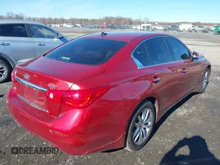2014 Infiniti Q50 Premium with VIN JN1BV7AR4EM697482, listed as a IAAI auction lot 40844403 with 86,577 mi miles and . Bid and sale history available at DreamBid. Image 4.