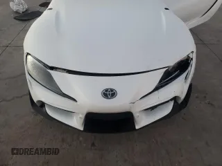 2020 Toyota GR Supra 3.0 with VIN WZ1DB4C01LW024857, listed as a Copart auction lot 86454564 with 0 mi miles and Salvage Title. Bid and sale history available at carsss.com. Image 12.
