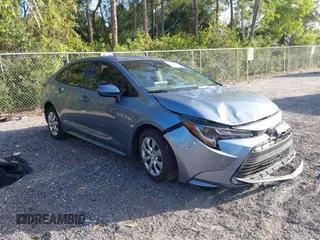 2023 Toyota Corolla LE with VIN 5YFB4MDE8PP053376, listed as a IAAI auction lot 41546226 with 38,215 mi miles. Bid and sale history available at carsss.com. Image 1.
