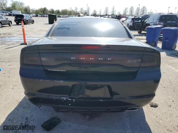 2012 Dodge Charger SE with VIN 2C3CDXBG6CH281424, listed as a Copart auction lot 51985175 with 182,773 mi miles and Salvage Title. Bid and sale history available at carsss.com. Image 6.