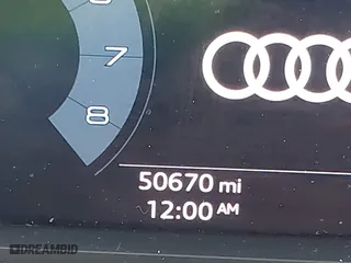 2021 Audi Q3 S line Premium with VIN WA1DECF37M1075942, listed as a IAAI auction lot 41192874 with 50,670 mi miles. Bid and sale history available at carsss.com. Image 7.
