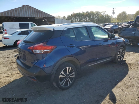 2020 Nissan Kicks SR with VIN 3N1CP5DV3LL505651, listed as a Copart auction lot 86332944 with 51,121 mi miles and Salvage Title. Bid and sale history available at carsss.com. Image 5.
