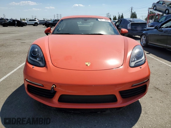 2021 Porsche 718 Cayman z VIN WP0AA2A87MS260522, wystawiony jako Copart lot #70483854 z przebiegiem 5 117 mil mil oraz Szkoda całkowita • Salvage title. Historia ofert i sprzedaży dostępna na DreamBid. Obrazek 5.