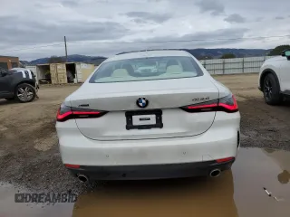 2022 BMW 4 Series 430i xDrive with VIN WBA73AP01NCH62891, listed as a Copart auction lot 43807205 with 49,658 mi miles and Salvage Title. Bid and sale history available at DreamBid. Image 6.