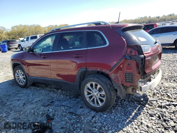 2019 Jeep Cherokee Latitude with VIN 1C4PJLCB6KD326276, listed as a Copart auction lot 50255555 with 41,179 mi miles and Salvage Title. Bid and sale history available at DreamBid. Image 2.