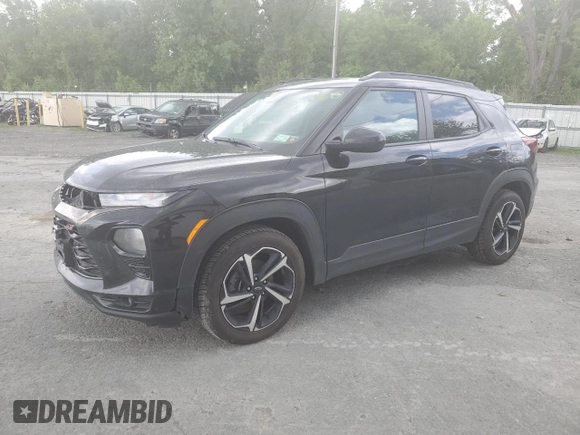 2022 Chevrolet TrailBlazer RS with VIN KL79MTSL0NB077707, listed as a Copart auction lot 56185944 with 259,453 mi miles and Salvage Title. Bid and sale history available at DreamBid. Image 1.
